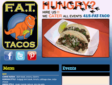 Tablet Screenshot of fattacos.com